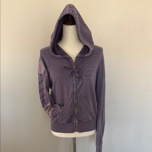 Purple Long Sleeve Relaxed Hoodie